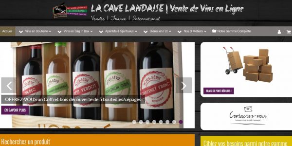 Vente de vins en ligne